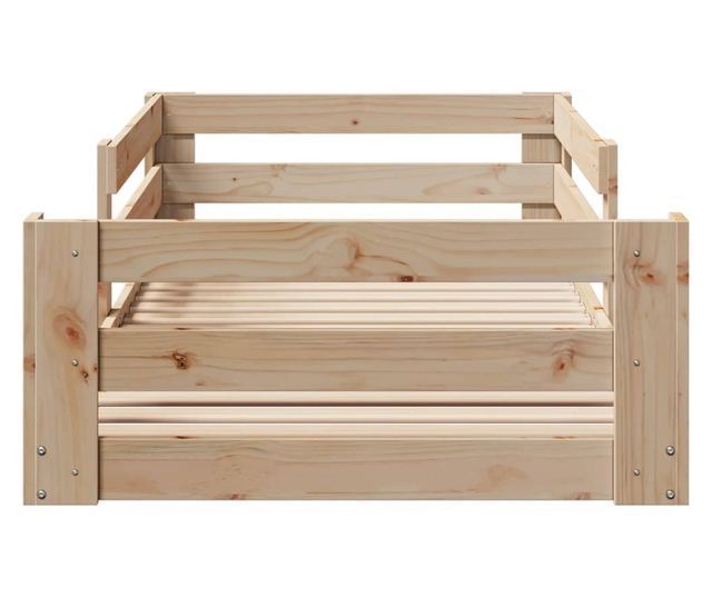 tömör fenyőfa ágy matrac nélkül 75 x 190 cm