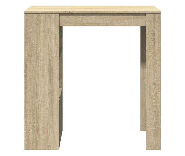 sonoma tölgy szerelt fa bárasztal tárolókkal 102x50x103,5 cm