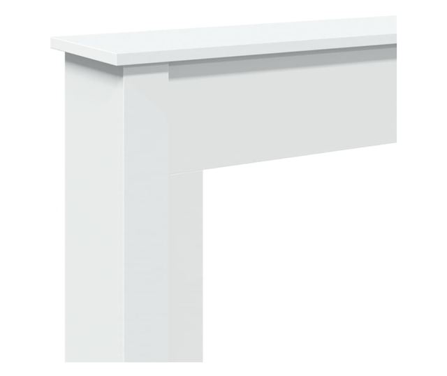 fehér szerelt fa kandallóburkolat 75 x 20 x 87,5 cm