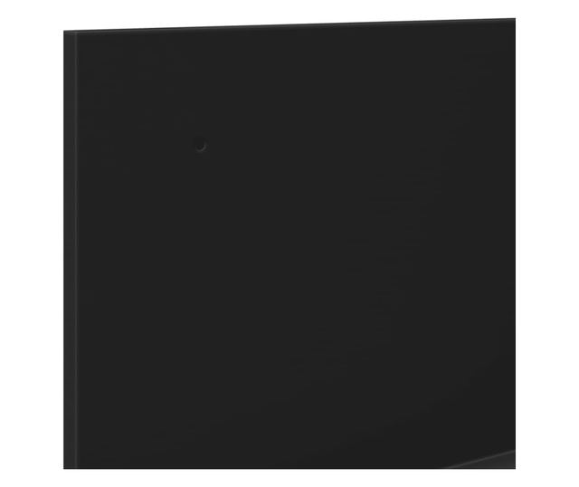 fekete szerelt fa faliszekrény 70 x 16,5 x 30 cm