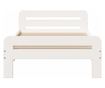 fehér tömör fenyőfa ágykeret matrac nélkül 90 x 190 cm thumbnail 4