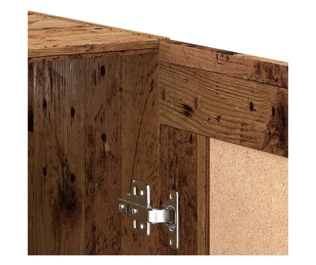 antik fa színű szerelt fa tálalószekrény 69,5 x 34 x 90 cm