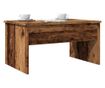 antik fa színű szerelt fa dohányzóasztal 80 x 50,5 x 41,5 cm