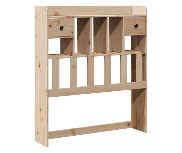 tömör fenyőfa fejtámla tárolóval 75 cm