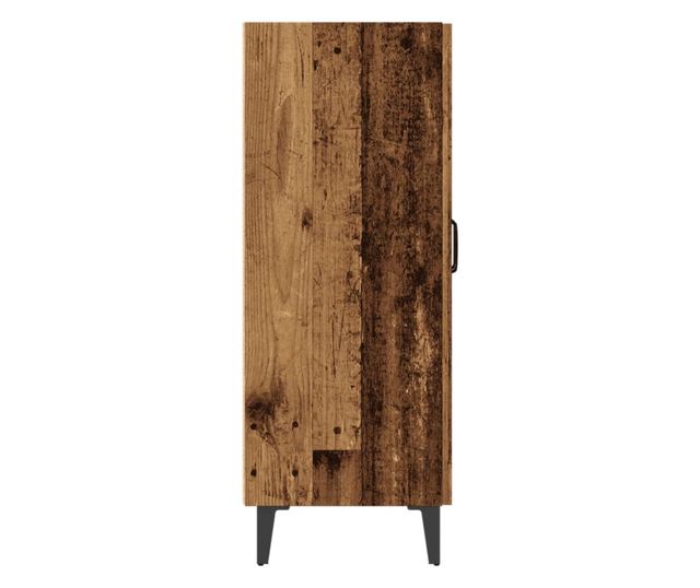 antik fa színű szerelt fa tálalószekrény 70 x 34 x 90 cm