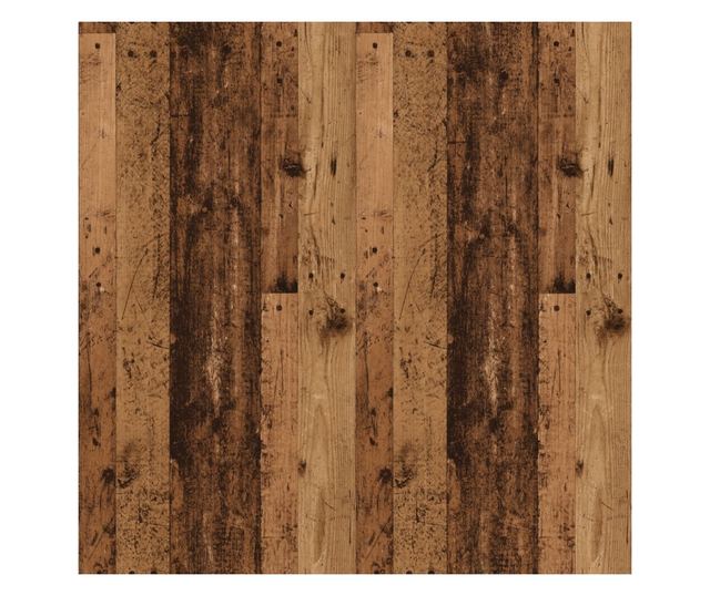 antik fa színű szerelt fa tálalószekrény 70 x 34 x 90 cm