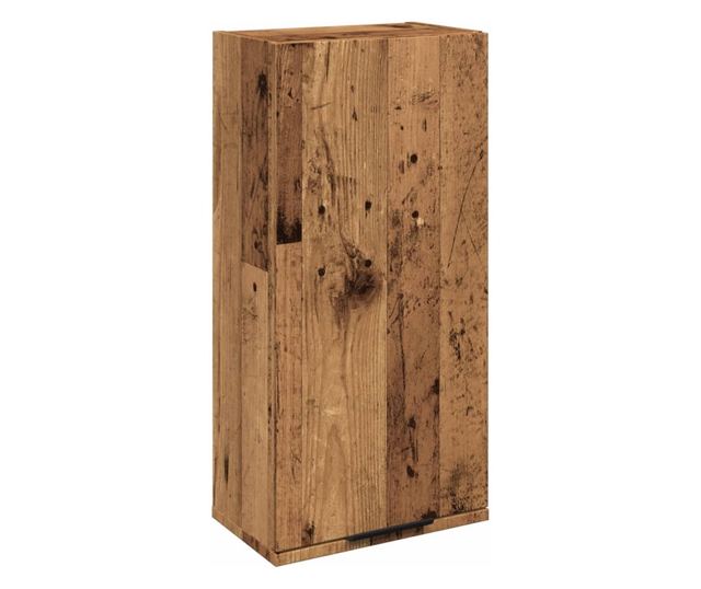 kézműves tölgy színű fali fürdőszobaszekrény 32 x 20 x 67 cm