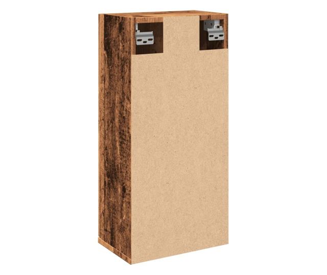 kézműves tölgy színű fali fürdőszobaszekrény 32 x 20 x 67 cm