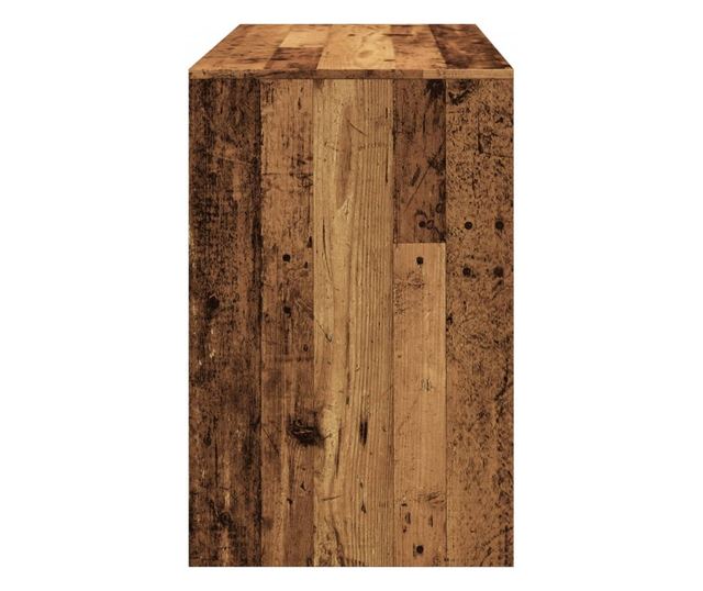 antik fa színű szerelt fa íróasztal 101 x 50 x 76,5 cm