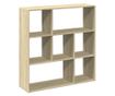 sonoma tölgy szerelt fa elválasztó könyvespolc 102x29x103,5 cm thumbnail 2