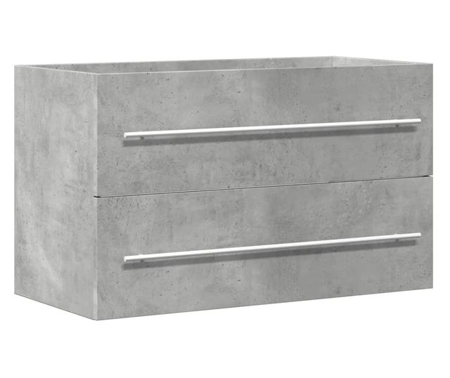 kézműves tölgy színű szerelt fa mosdószekrény 80 x 38,5 x 48 cm