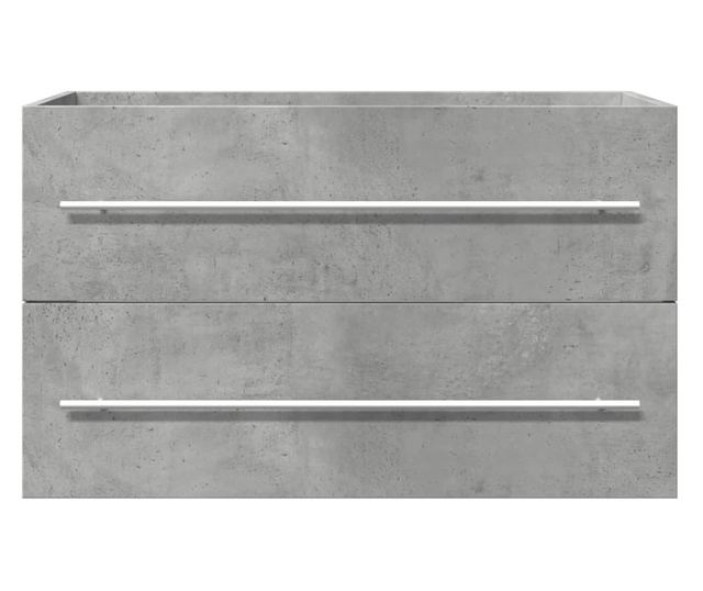 kézműves tölgy színű szerelt fa mosdószekrény 80 x 38,5 x 48 cm