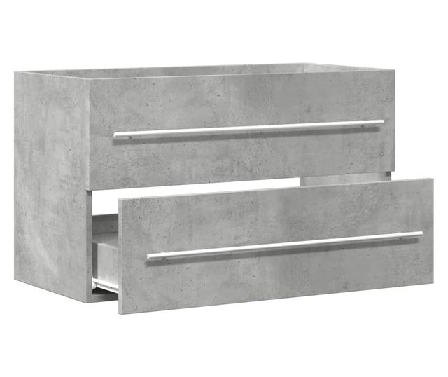 kézműves tölgy színű szerelt fa mosdószekrény 80 x 38,5 x 48 cm