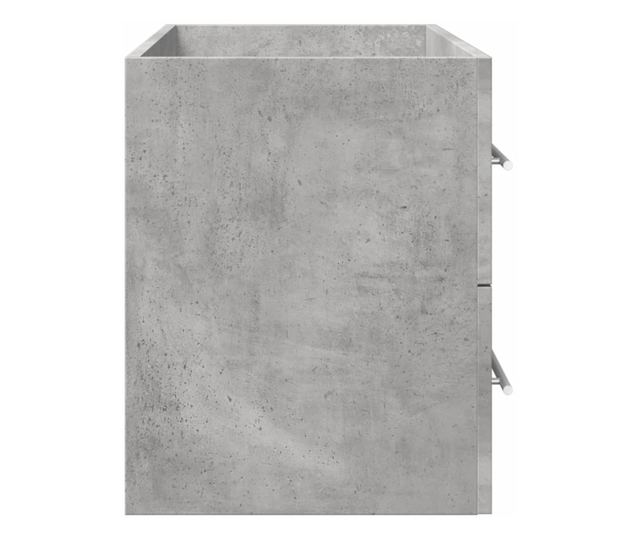 kézműves tölgy színű szerelt fa mosdószekrény 80 x 38,5 x 48 cm