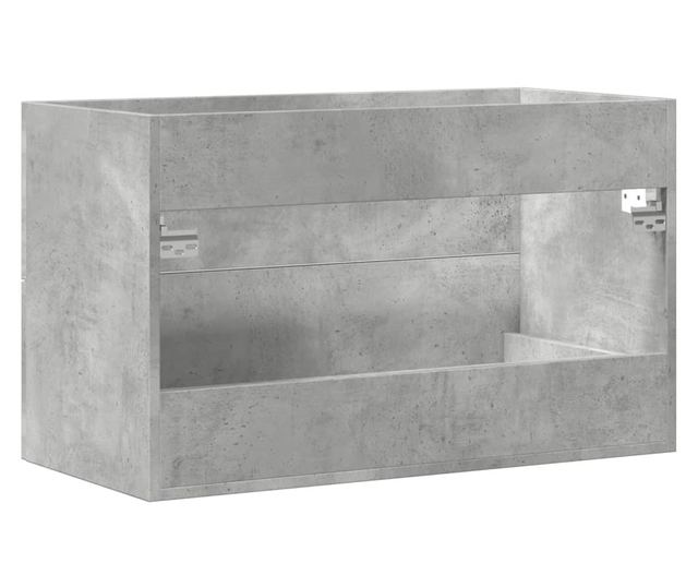 kézműves tölgy színű szerelt fa mosdószekrény 80 x 38,5 x 48 cm