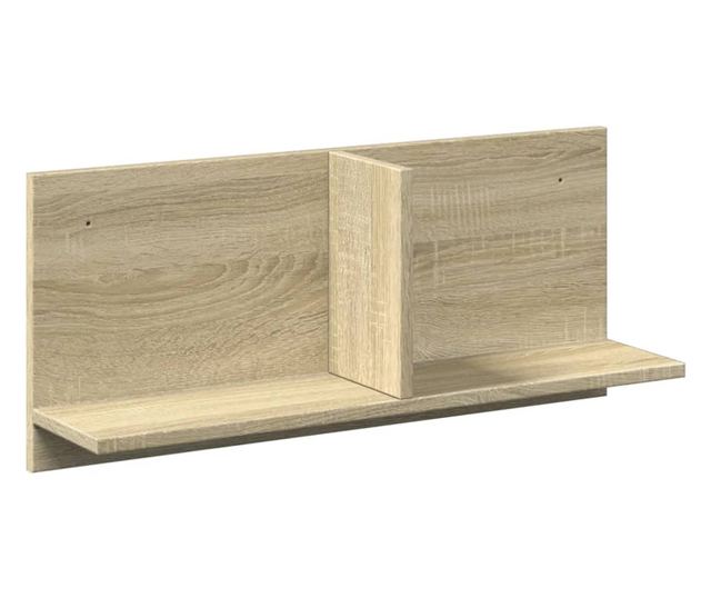 sonoma tölgy színű szerelt fa faliszekrény 70 x 16,5 x 30 cm
