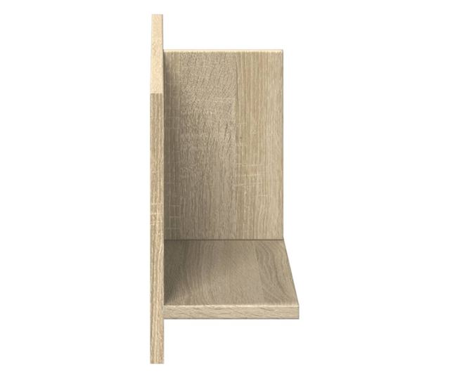 sonoma tölgy színű szerelt fa faliszekrény 70 x 16,5 x 30 cm