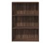 barna tölgy színű szerelt fa könyvespolc 80 x 30 x 114 cm thumbnail 4