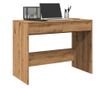kézműves tölgy színű szerelt fa íróasztal 101 x 50 x 76,5 cm