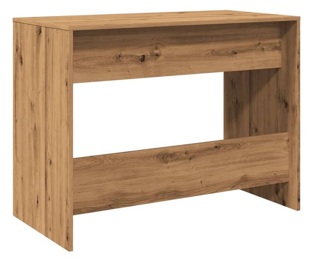 kézműves tölgy színű szerelt fa íróasztal 101 x 50 x 76,5 cm