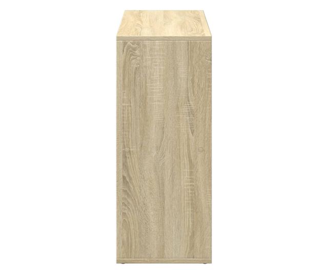 sonoma tölgy szerelt fa elválasztó könyvespolc 69,5x29x69,5 cm