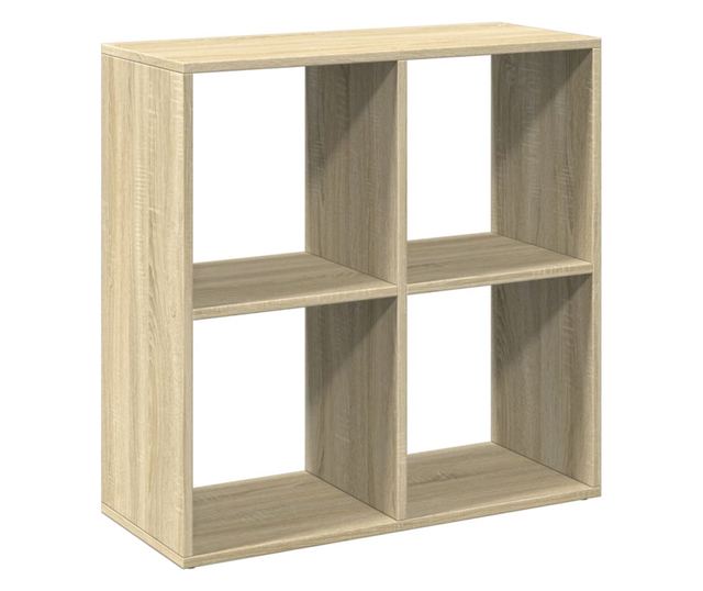 sonoma tölgy szerelt fa elválasztó könyvespolc 69,5x29x69,5 cm