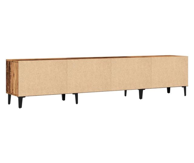 antik fa színű szerelt fa TV-szekrény 180 x 31,5 x 40 cm