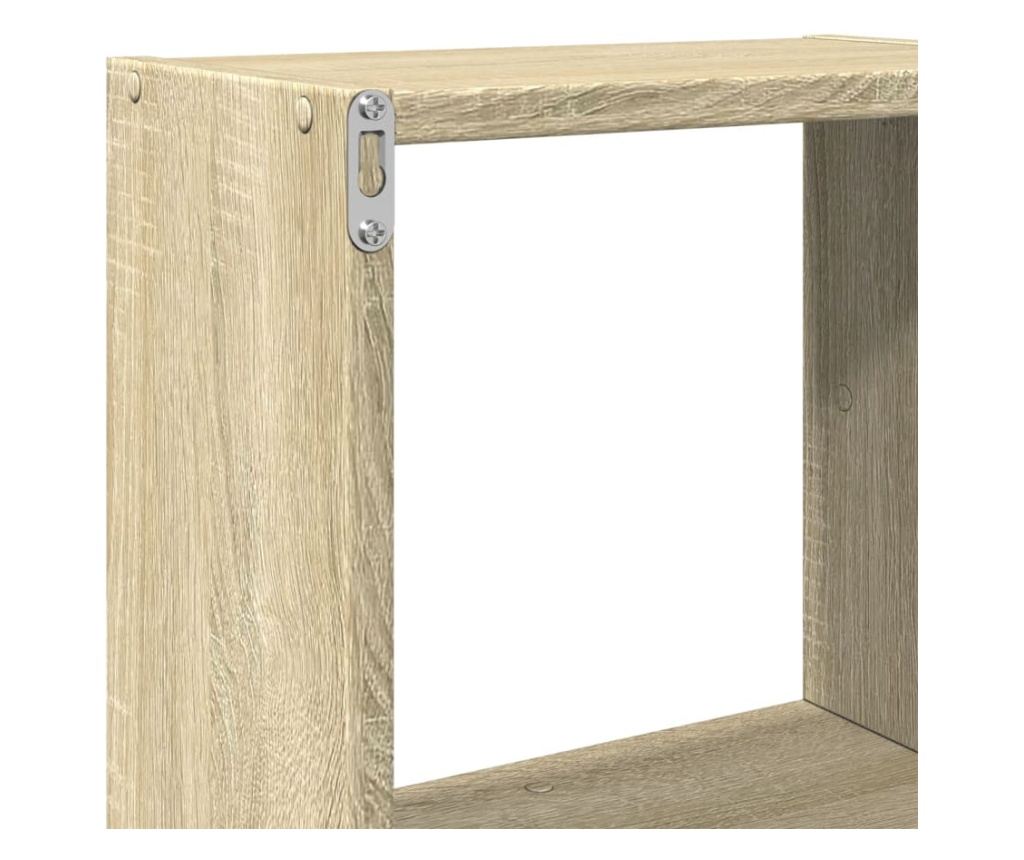 sonoma tölgy színű szerelt fa faliszekrény 78 x 18 x 71 cm - 9