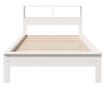 fehér tömör fenyőfa könyvespolcos ágy matrac nélkül 90 x 190 cm thumbnail 4