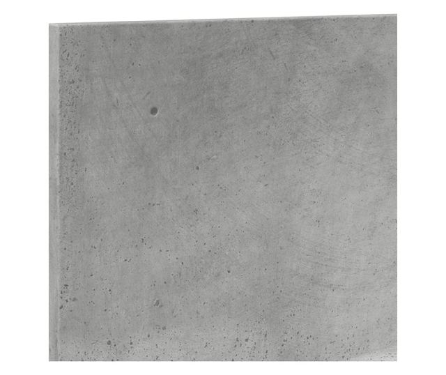 betonszürke szerelt fa faliszekrény 70 x 16,5 x 30 cm