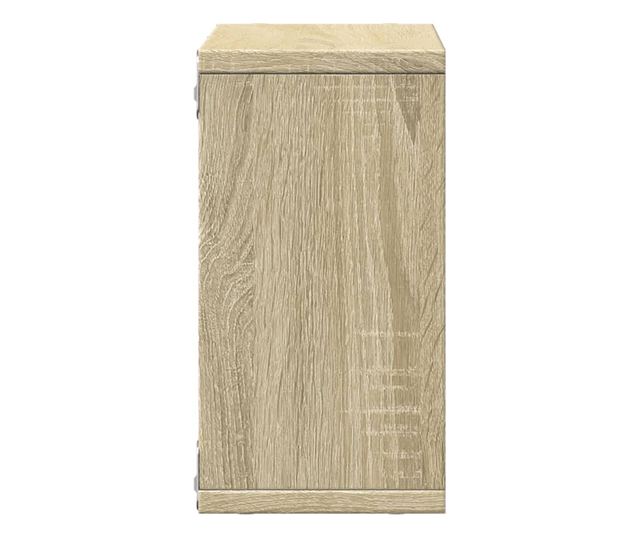 sonoma tölgy színű szerelt fa faliszekrény 60 x 16 x 30 cm