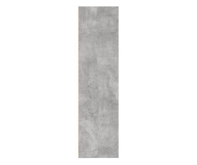 betonszürke szerelt fa könyvespolc 80 x 30 x 114 cm