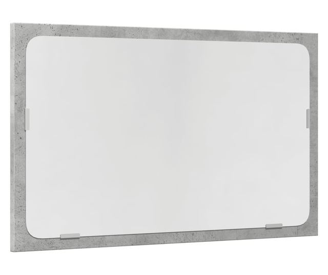 2 részes betonszürke szerelt fa fürdőszobai bútorszett