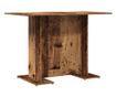 antik fa színű szerelt fa étkezőasztal 110 x 60 x 75 cm thumbnail 2