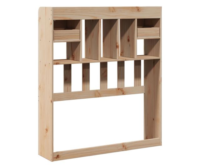 tömör fenyőfa fejtámla tárolóval 75 cm