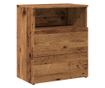 antik fa színű szerelt fa éjjeliszekrény 50 x 32 x 60 cm thumbnail 2