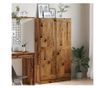 antik fa színű szerelt fa könyvszekrény 82,5 x 30,5 x 150 cm
