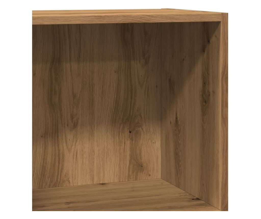 kézműves tölgy szerelt fa könyvespolc 40 x 30 x 77 cm - 7