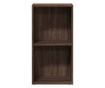 barna tölgy színű szerelt fa könyvszekrény 40 x 30 x 77 cm thumbnail 4