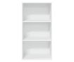 fehér szerelt fa könyvespolc 60 x 30 x 114 cm