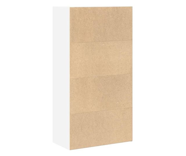 fehér szerelt fa könyvespolc 60 x 30 x 114 cm