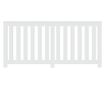 vidaXL Mască pentru calorifer, alb, 175x20x82 cm, lemn prelucrat