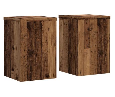Stalci za biljke 2 kom 20x20x30 cm konstruirano drvo