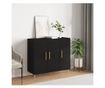 Konzola, crna, 90x34x80 cm, kompozitno drvo thumbnail 1