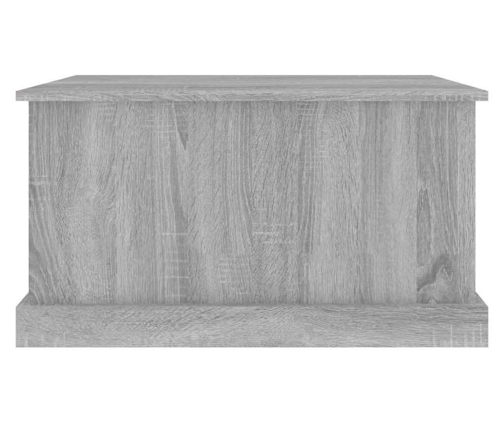 Кутия за съхранение, сонома сиво, 70x40x38 см, инженерна дървесина - 6