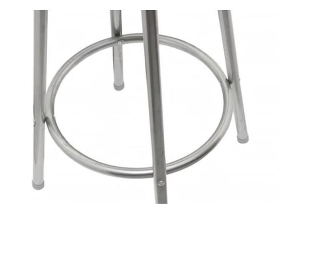 Barski stoli 2 kosa, rjavi, jeklo