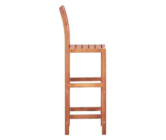 Barski stoli, 2 kosa, trden akacijev les