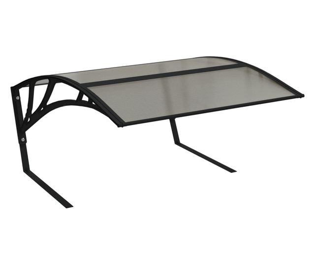 fekete robotfűnyíró garázs 80 x 101 x 46 cm