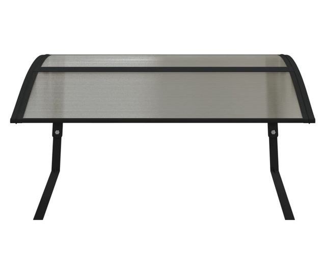 fekete robotfűnyíró garázs 80 x 101 x 46 cm