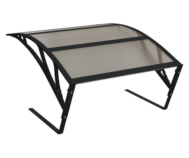 fekete robotfűnyíró garázs 80 x 101 x 46 cm